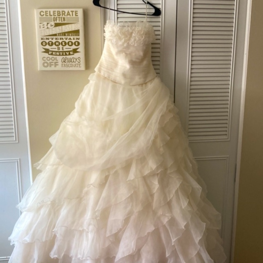 Demetrios Wedding Dress with bustle. Size 12.